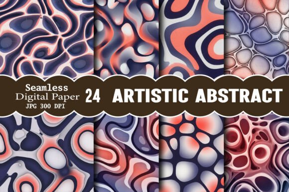 Artistic Abstract Seamless Texture for Creative Projects