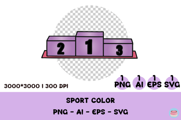 Celebrate Every Win with Adorable Winner Podium Clipart