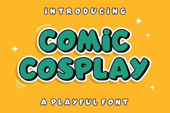 Comic Cosplay: A Bold Typeface for Dynamic Designs