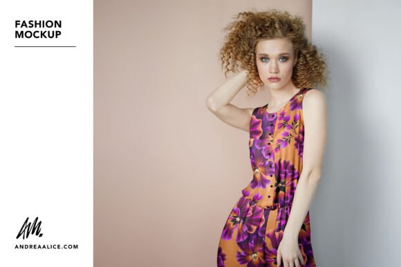 Elevate Your Fashion Portfolio with a Versatile Jumpsuit Mockup