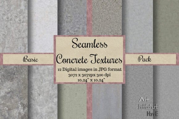 Seamless Basic Concrete Textures for 4K Design Projects