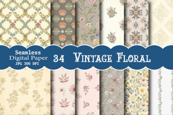 Timeless Elegance in Every Petal: Vintage Floral Patterns