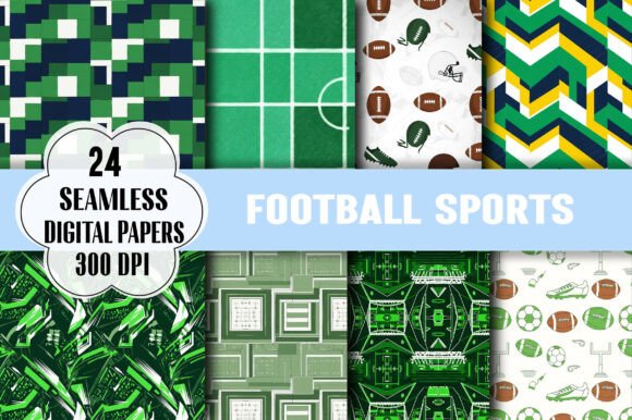 Unlock Creative Potential with the Football Sports Pattern